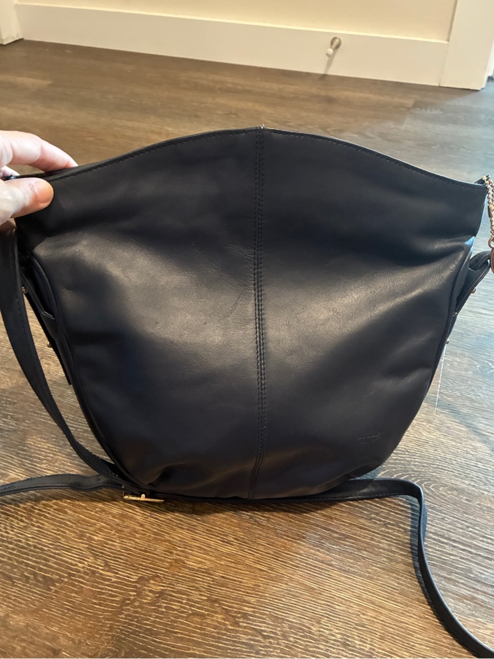 Classic Navy Crossbody hobo Bag